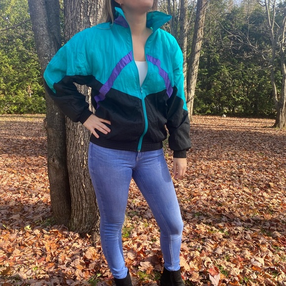 90s Windbreaker Set EuroSport Size Small - Picture 2 of 16